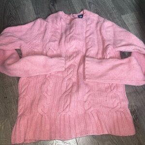 Pink gap sweater